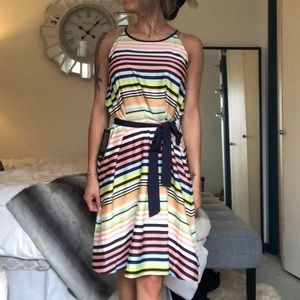 The Limited Striped Tie Dress - NEW